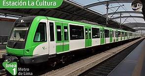 Estación La Cultura | Línea 1 del Metro de Lima (Series 9000, MB-300)