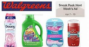 Walgreens Weekly Ad Preview 4/7 - 4/13