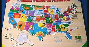 Kids Do and Learn USA States and capitals Puzzle - IMPROVES ATTENTION & FOCUS