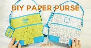 DIY Designer Paper Purse Tutorial (Great Gift Bag!)