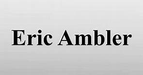 Eric Ambler