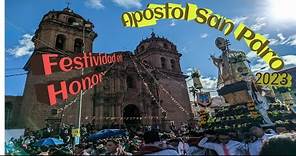 FESTIVIDAD DEL APÓSTOL SAN PEDRO CUSCO 2023