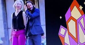 Keanu Reeves in 🥰 with Wife