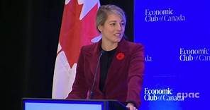 Foreign Affairs Minister Mélanie Joly delivers speech amid global conflicts – October 30, 2023