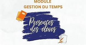 Présence des élèves - Ecole Futée