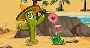 La amable historia del cactus y la bonita rosa | Cuentos morales para niños |