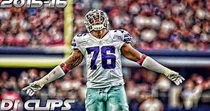 Greg Hardy Full Highlights (2015.10.11) vs Patriots - 2 Sacks