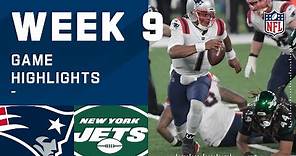 Patriots vs. Jets Week 9 Highlights | NFL 2020