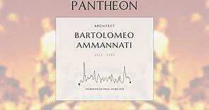 Bartolomeo Ammannati Biography - Italian architect and sculptor