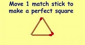 Match stick puzzle | Puzzles with Answer | Feed Brain with Prema