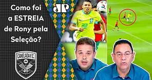 "EU TE FALO! A ATUAÇÃO do Rony na Seleção foi..." OLHA esse DEBATE após Marrocos 2 x 1 Brasil!