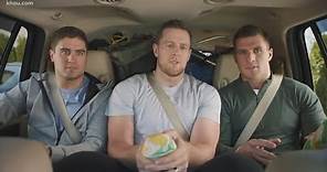 Watch: J.J. Watt, his brothers and parents star in funny Subway commercial
