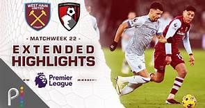 West Ham United v. Bournemouth | PREMIER LEAGUE HIGHLIGHTS | 2/1/2024 | NBC Sports