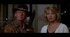 Cocodrilo Dundee (1986) - Paul Hogan - Escena del Cuchillo