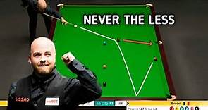 Luca Brecel's Tricky Shots in World Championship.