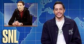 Weekend Update: Pete Davidson Says Goodbye for Now - SNL