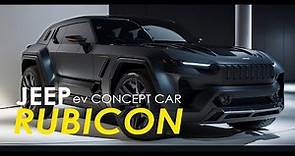 Jeep Wrangler Rubicon EV Concept Car, AI Design