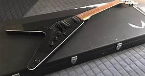 Dean VX (Flying V) Guitar in Classic Black