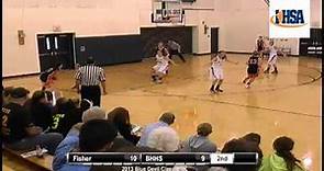 Bismarck-Henning Varsity Girls Basketball vs Fisher