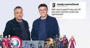 The Russo Brothers Answer Avengers: Endgame Questions From Twitter