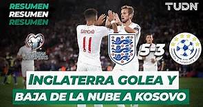 Resumen y Goles Inglaterra 5 - 3 Kosovo | Eliminatoria EURO 2020 | TUDN