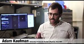 Adam Kaufman (CU Boulder Physics, JILA, NIST) discusses quantum opportunities and Q-SEnSE