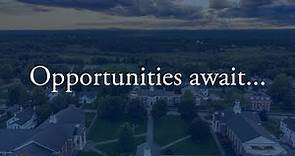 Lawrence Academy - Opportunities await...
