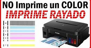 Impresora no imprime bien - Limpieza y Mantenimiento Cabezal Impresora Canon - Imprime Rayado