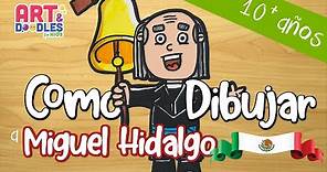 Como dibujar a Miguel Hidalgo - dibujos para niños - personajes de la historia de México