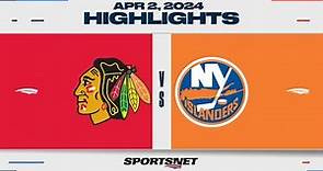 NHL Highlights | Blackhawks vs. Islanders - April 2, 2024