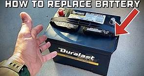 How To Change A Car Battery | Toyota 4runner 5th Gen SUV | Duralast GOLD 24F