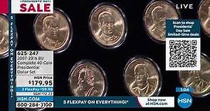 20072016 BU Complete 40Coin Presidential Dollar Set
