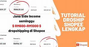 Cara Dropship Shopee Malaysia 2020 - Asas Dropshipping Lengkap Jana Side Income dengan Shopee