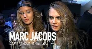 MARC JACOBS Spring 2014 Cara Delevingne, Georgia May Jagger Backstage | MODTV