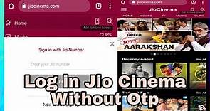 How to Login Jio Cinema On Laptop/Mobile