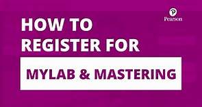 How to register for MyLab and Mastering (without an LMS)