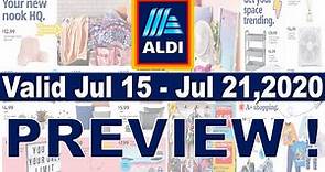 Aldi Ad Preview Jul 15,2020 | Aldi Weekly Ad Best Deals | Aldi AD Sneak Peek Savers Next Week