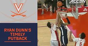 UVA's Ryan Dunn Is In the Right Place At The Right Time