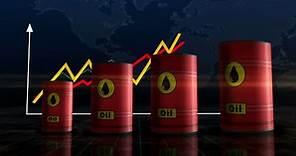 Oil crude brent petroleum fuel barrels on chart
