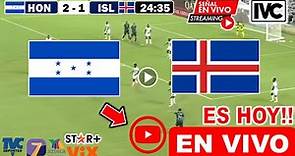 Honduras vs. Islandia en vivo, donde ver, a que hora juega Honduras vs. Islandia Amistosos 2024 hoy
