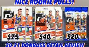 *Nice Rookie Pulls!* 2020-21 Panini Donruss Basketball Retail Blaster, Hanger, & Fat Pack Review