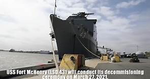 What it's like to Decommissioning a Ship: USS FORT MCHENRY