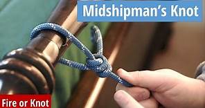 Knot Instruction - Midshipman's Knot