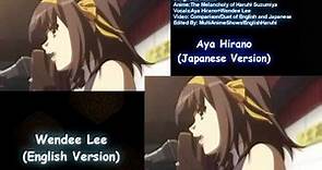 The Melancholy of Haruhi Suzumiya: God Knows HD【Ft.Wendee Lee & Aya Hirano】