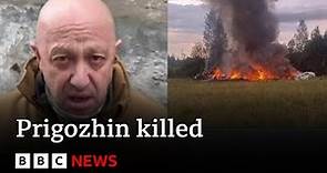 Dead in plane crash: Yevgeny Prigozhin who led mutiny against Putin - BBC News