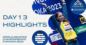 Day 13 | Highlights | World Aquatics Championships Fukuoka 2023