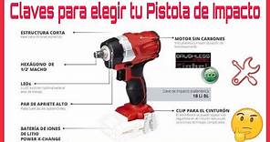 CLAVES PARA ELEGIR Y UTILIZAR UNA PISTOLA DE IMPACTO