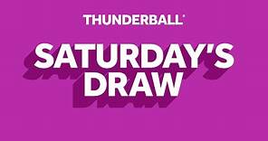 The National Lottery Thunderball draw results from Saturday 04 May 2024