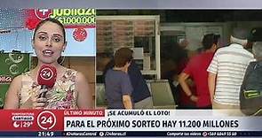 Se acumuló otra vez el Loto: $11.200 millones a repartir este domingo | 24 Horas TVN Chile