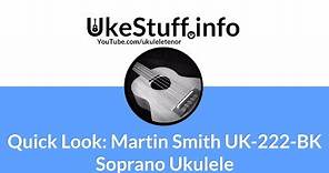 Ukulele Review: Martin Smith UK-222-BK Soprano Ukulele